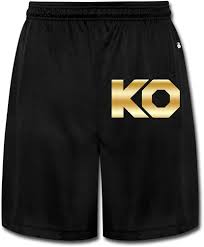 Amazon.com: Men's Kevin Owens KO Fight Gold Logo Workout Pants Shorts Black  : Clothing, Shoes & Jewelry