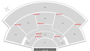 do the seat numbers at the xfinity theatre start on the side