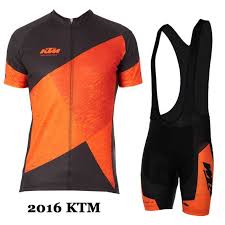 2016 Ktm Schwarz Orange Factory Character Fahrradbekleidung Fahrradtrikots Korte Korte Fietsbroek Bretels Cycling Outfit Cycling Apparel Men Bike Clothes