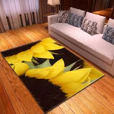 Thinking of adding a rug to spice up your kitchen floors? Pastoral Style 3d Sunflower Parlor Area Rug Bedroom Bedside Mat Kitchen Rugs Non Slip Flannel Children Play Living Room Carpet From Crape 44 6 Dhgate Com