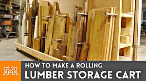Not available for pickup and same day delivery. How To Make A Rolling Lumber Storage Cart Woodworking I Like To Make Stuff Youtube