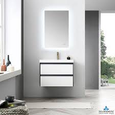 Style home remodeling request a quote flooring 11519. Blossom Berlin 30 Inch Wall Mount Modern Bathroom Vanity