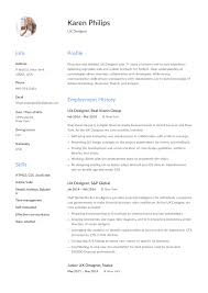 Ux Designer Resume Example Resume Examples Resume Design Resume Guide