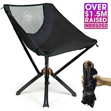 Cliq Camping Chair Bottle Sized Compact Outdoor Chair Sets Up In 5 Seconds Supports 300 Lbs Aircraft Grade Al Outdoor Chair Set Portable Chair Outdoor Chairs