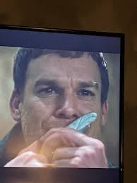 Dexter is not a big fan of his new hairpin