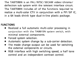 Sorry, this item is no longer available! Toshiba G88 Series Combo Tv Special Decoder Chip Datasheet Pdf Toshiba G88 Series Combo Tv Special Decoder Chip Pdf Toshiba G88 Series Combo Tv Special Decoder Chip Datasheet Qdatasheet Com