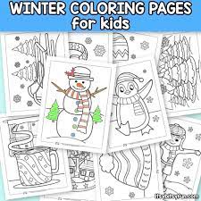 Winter scenes, snowball fights, snowmen, sledding, snowflakes, winter animals, and so much more. Winter Coloring Pages Itsybitsyfun Com