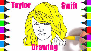 People coloring pages coloring pages to print coloring pages for kids coloring books taylor swift cute presents printable coloring sheets dream art digi stamps. How To Draw Face Taylor Swift Coloring Pages For Kids Drawing Singer For Kids Youtube