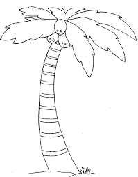 Palm tree coloring page for kids printable free new. Palm Tree Coloring Pages For Kids Coloring Home