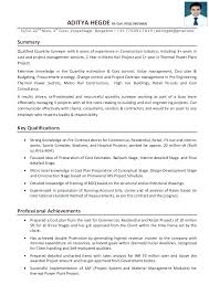 As you search for a job, it pays to know the terminology used by hiring employers. Quantity Surveying Cv Coyar
