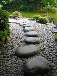 Stepping Stones Japanese Garden Garden Paths Garden Design