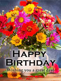 Special happy birthday wishes will make your favorite people laugh, swoon or feel inspired, happy and loved. Birthday Flower Cards For Her Birthday Greeting Cards By Davia Free Ecards