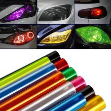 Carro Styling 30 Cm X 100 Cm Auto Car Light Farol Taillight Tint Styling Vinyl Film Etiqueta Protetora A Prova D Agu Car Accessories Car Lights Car Headlights