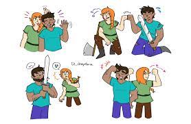 More Steve and Alex : r/Minecraft