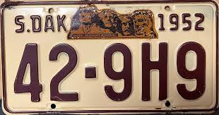 Image result for Yellow 1990 South Dakota State of