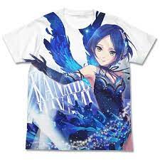 the idolm ster cinderella girls girl of blue wing kanade hayami full graphic blue wings brave witches graphic