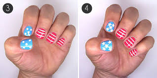 What better way to wear your cute polka dot summer dress than with a mani to match? 4th Of July Nails Stars And Stripes Forever More