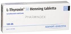 L Thyroxin Henning 50 µg Tabletta Gyogyszerkereso Egeszsegkalauz