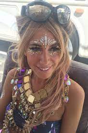 10 Incredible Beauty Looks From Burning Man Festival Face Paint Burning Man Festival Face