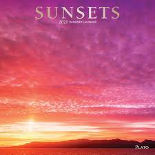 Sunsets 2021 12 X 12 Inch Monthly Square Wall Calendar With Foil Stamped Cover By Plato Nature Photography In 2020 Science And Nature Wall Calendar Nature Photography