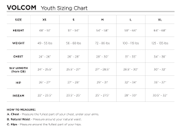 sizing charts