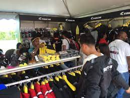 Perforated goat skin and cow leather ou. Shell Malaysia Motorcycle Grand Prix Rs Taichi International Riders Spot