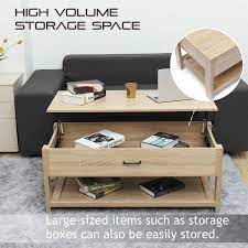 Any small space can benefit from a patterned accent, like this compact table with an ornate bone inlay design and brass base. Modern Multifunctional Adjustable Lift Top Coffee Table Sofa Side Table Living Room Home Wooden Compartment Storage Furniture Coffee Tables Aliexpress