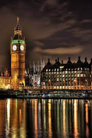Big Ben At Night London London England Big Ben