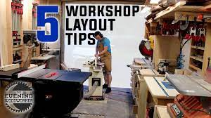It also includes even more thorough drawings in the form of scaled design templates called patterns with measurements needed for making joints like mortise & tenon joints. Workshop Design 5 Keys To A Small Shop Layout Woodworking Youtube