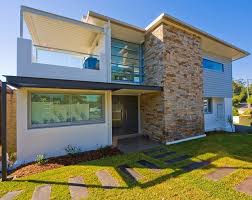 Original diseño de fachada de casa. Con Piedra Fachadas De Casas Modernas De Dos Pisos Con Balcon Y Terraza Novocom Top