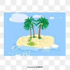 Summer Vector Element Summer Coconut Tree Wave Png And Vector With Transparent Background For Free Download Free Graphic Design Summer Beach Background
