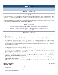 Finance Manager Resume Example Guide 2020 Zipjob
