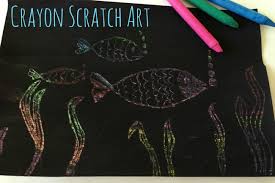 Now you can see how easy it is to make your own scratch off cards. Crayon Art How To Scratch Art With Wax Crayons