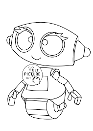 476 x 582 file type: Printable Coloring Pages For Kids Robot Drawing With Crayons