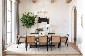Our collection of white dining tables and black dining tables make for an artful arrangement. The Sunset House Office Dining Room Studio Mcgee