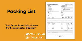 What is the Packing List and how to do ...