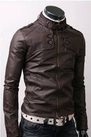 Male Leather Jacket Jackets Men Fashion Brown Leather Jacket Men Dark Brown Leather Jacket