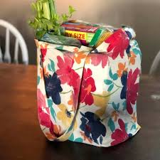 Lovely summer shopping bag is light enough to fold up into your handbag strong enough for the weekly shop, fully lined for extra quality juliesdailythread. Diy Foldable Reusable Grocery Bags