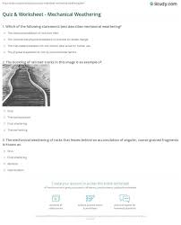 Weathering And Erosion Worksheet Physical And Chemical Weathering Worksheet In 2020 Weathering And Erosion 2nd Grade Reading Worksheets Kids Worksheets Printables