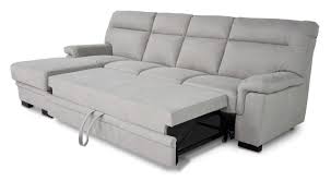 Bellissimo divano letto con penisola contenitore in tessuto. Divano Letto A Carrello O Cassettone Con Penisola Rivestito In Nabucco Divani Store