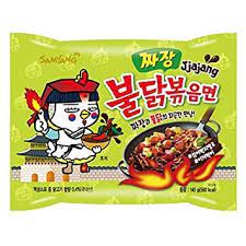 The packet you see in every instant noodle bag has become a pouch!!! Samyang Korean Ramen Noodles Korean Black Bean Sauce Flavor 5 X 140 G Amazon In Grocery Gourmet Foods