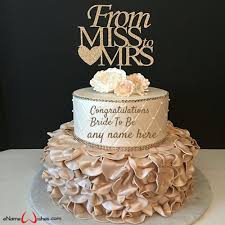 When you're ready to get started, head to the knot to build your own custom wedding website. Bridal Shower Name Cakes Archives Enamewishes