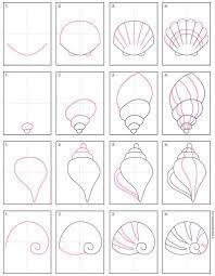 Subscribe for more easy cartoon characters to draw: How To Draw A Sea Shell Art Projects For Kids