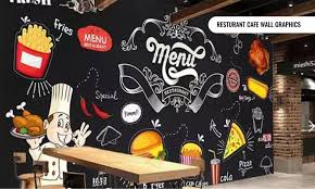 Lets Come And See My Work On Etsy Shop Https Etsy Me 2pro9ey Everythingelse Graphicdesign Wal In 2020 Small Restaurant Design Western Restaurant Food Wall Art