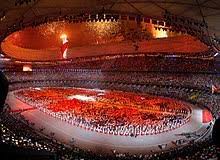 The ceremony was held at the bird's nest on friday. 2008 Summer Olympics Wikipedia