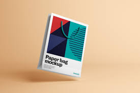 Download Paper Bag Mockup 10 Sets In Packaging Mockups On Yellow Images Creative Store PSD Mockup Templates
