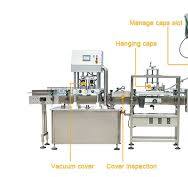 Kefai Fully Automatic Vacuum Inline Screw Jar Glass Bottle ...