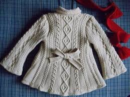 Cocuklar Icin Orgu Mont Modeli Orgu Tig Isi Bebek Mont Hirka