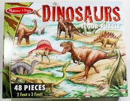 Melissa Doug Dinosaur Puzzle Kids Toddler Floor 2x3 Feet 48 Large Pieces T Rex Melissadoug In 2020 Dinosaur Puzzles Kids Floor Puzzles Puzzle Toys Kids