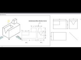 رسم المساقط من منظور Front View Side View Top View تنسيق اللوحة Induction Heating Orthographic Projection Diagram